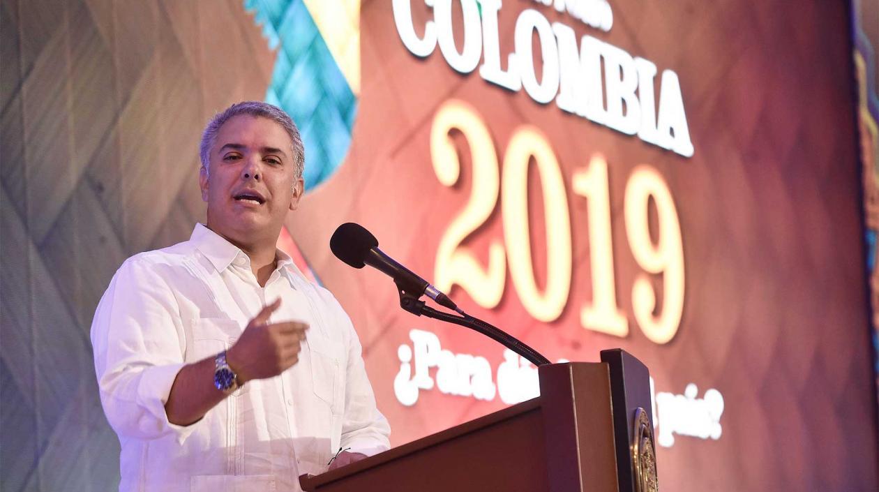 El Presidente de la República, Iván Duque.