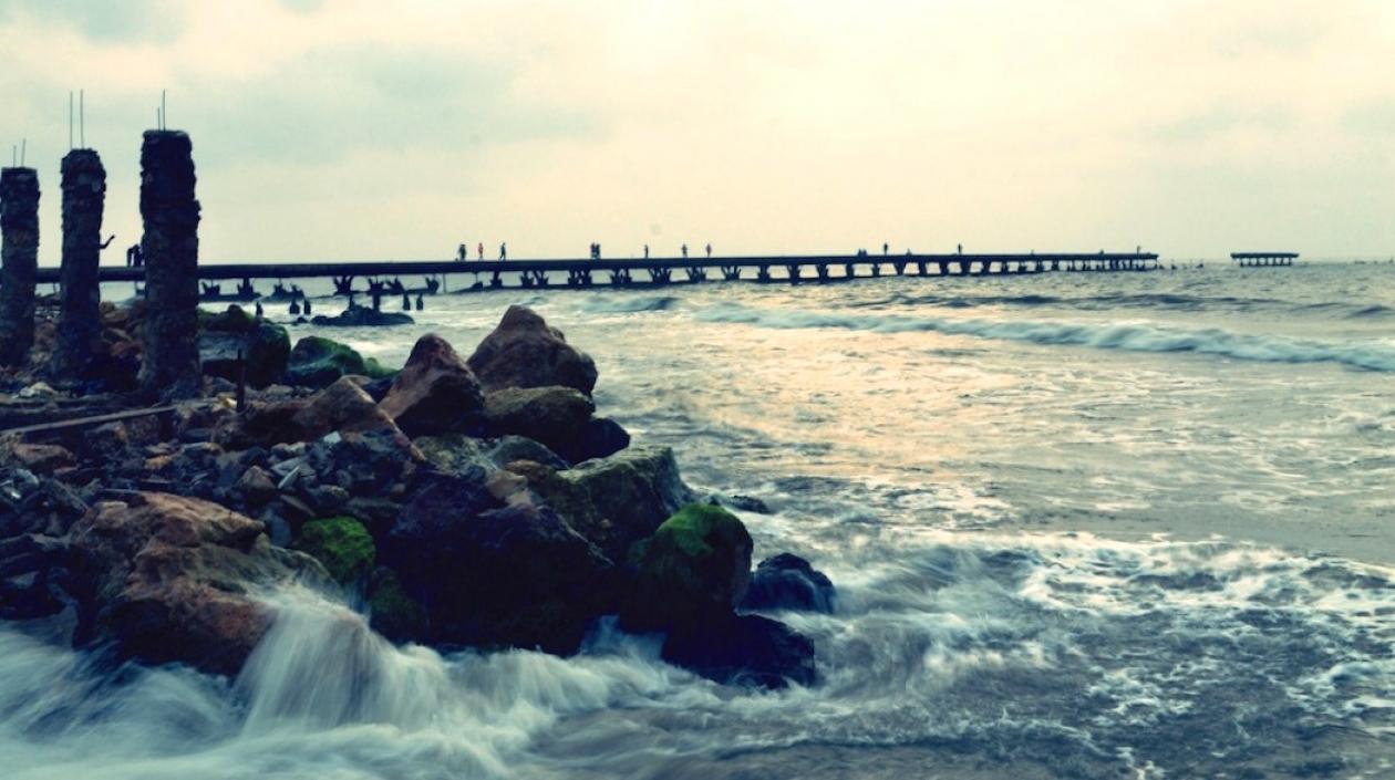 El muelle de Puerto Colombia, esperando la recuperación.