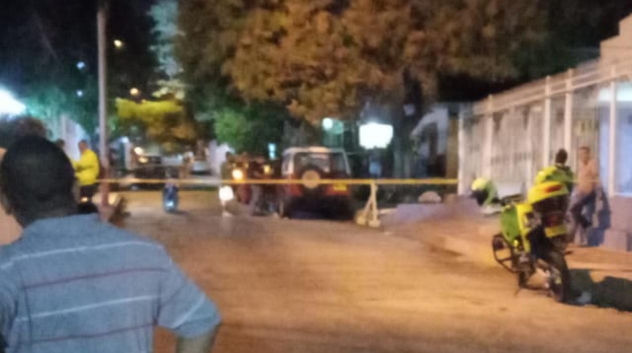 Lugar de los hechos en el barrio San Felipe.