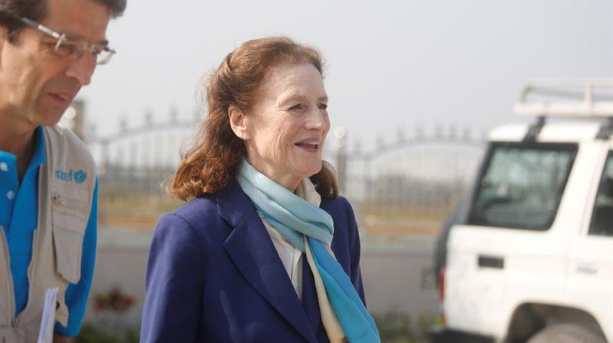 La Directora Ejecutiva de UNICEF, Henrietta H. Fore.