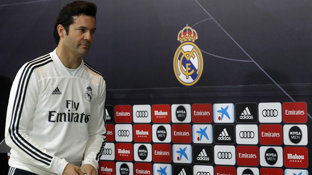Santiago Solari, entrenador del Real Madrid. 