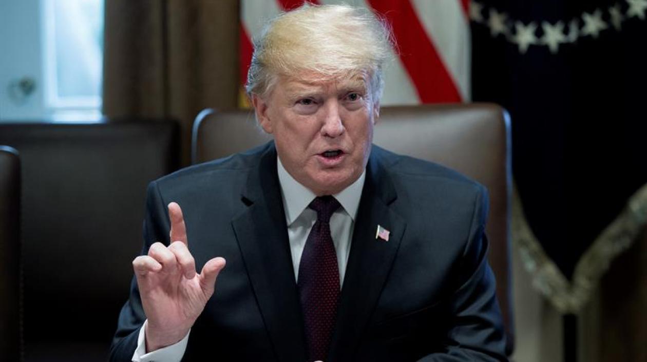 Donald Trump, presidente de Estados Unidos. 