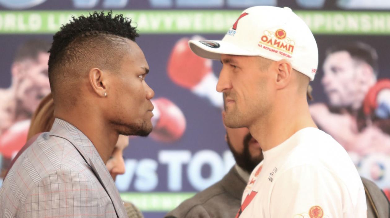 Eleider Álvarez y Sergey Kovalev.