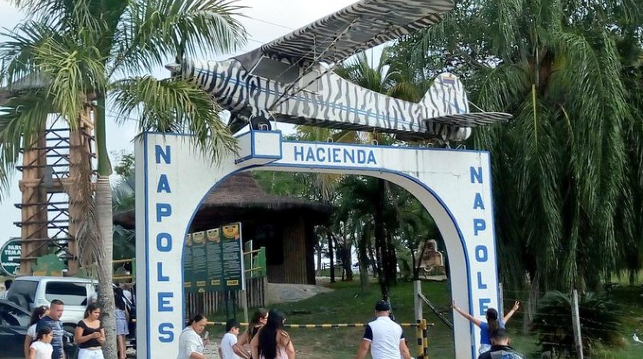 Esta fachada ya no existe en la Hacienda Nápoles.