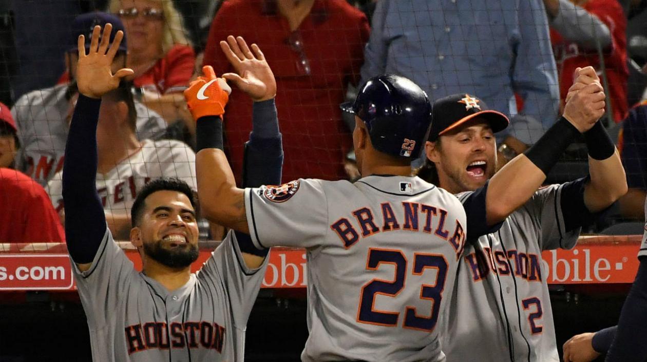Peloteros de los Astros de Houston. 