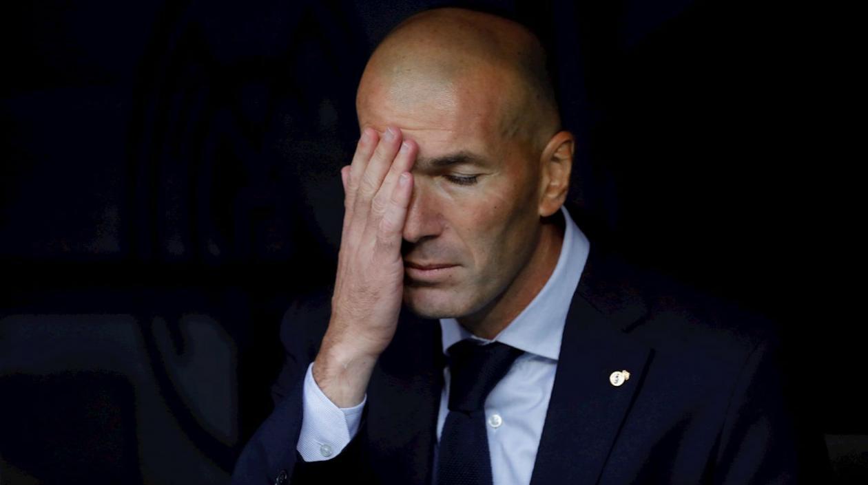 Zinedine Zidane, técnico del Real Madrid. 