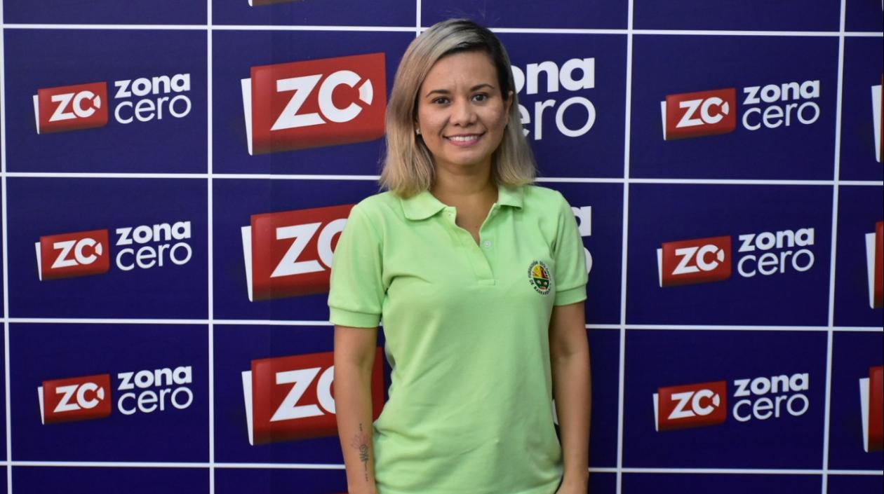 Angélica Cuadrado, vocera del Zoológico de Barranquilla.