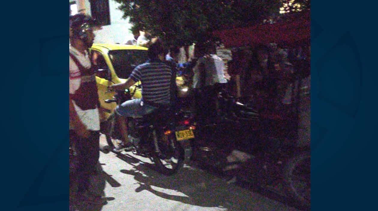 Vecinos entraron en pánico tras la balacera.