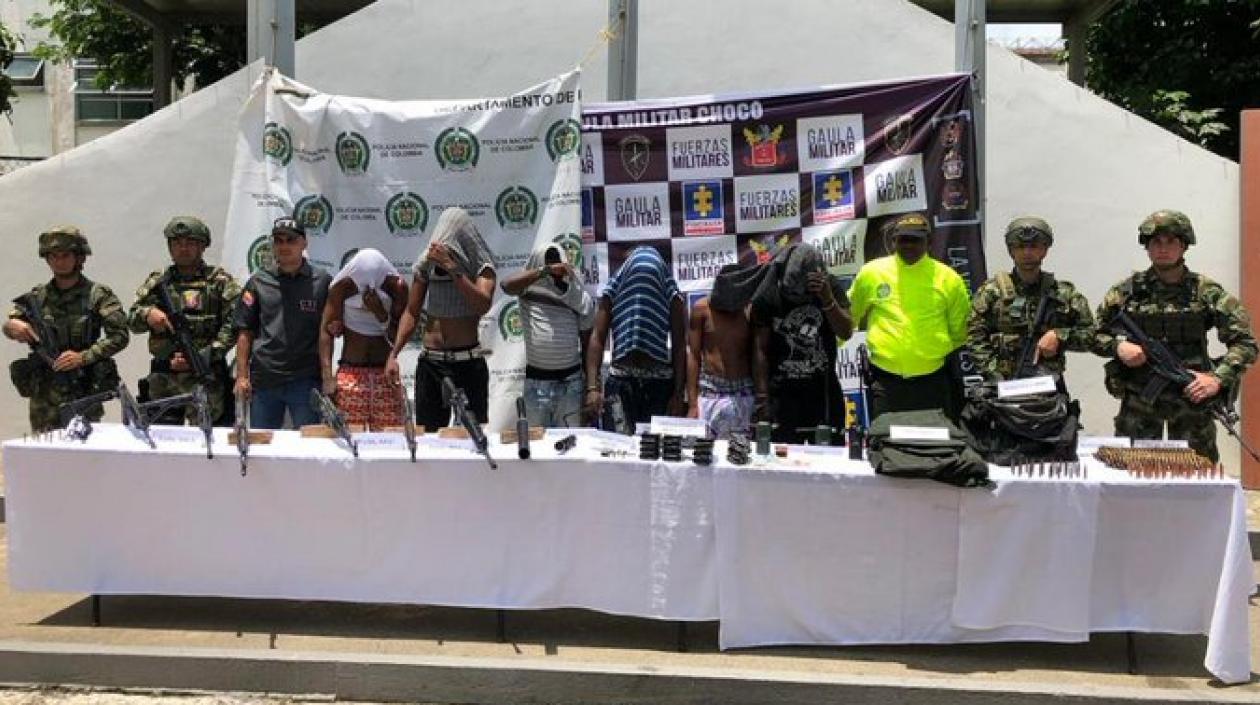 Seis capturados en operación militar de la Séptima División del Ejército, Gaula Militar, Policía Nacional y Fiscalía.