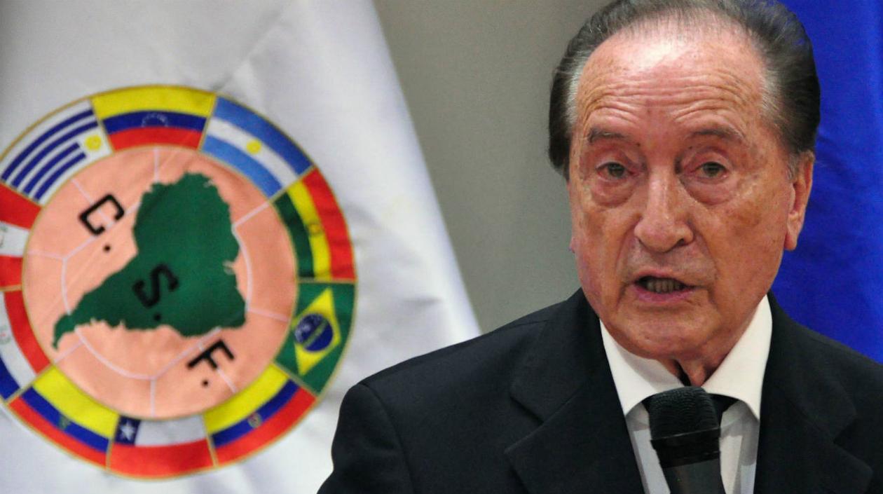 Eugenio Figueredo, expresidente de la Conmebol. 