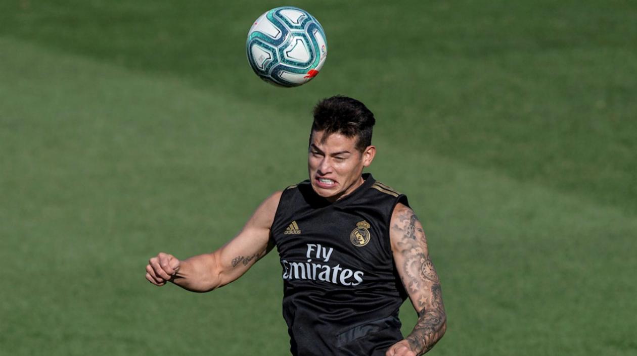 James Rodríguez, jugador colombiano. 