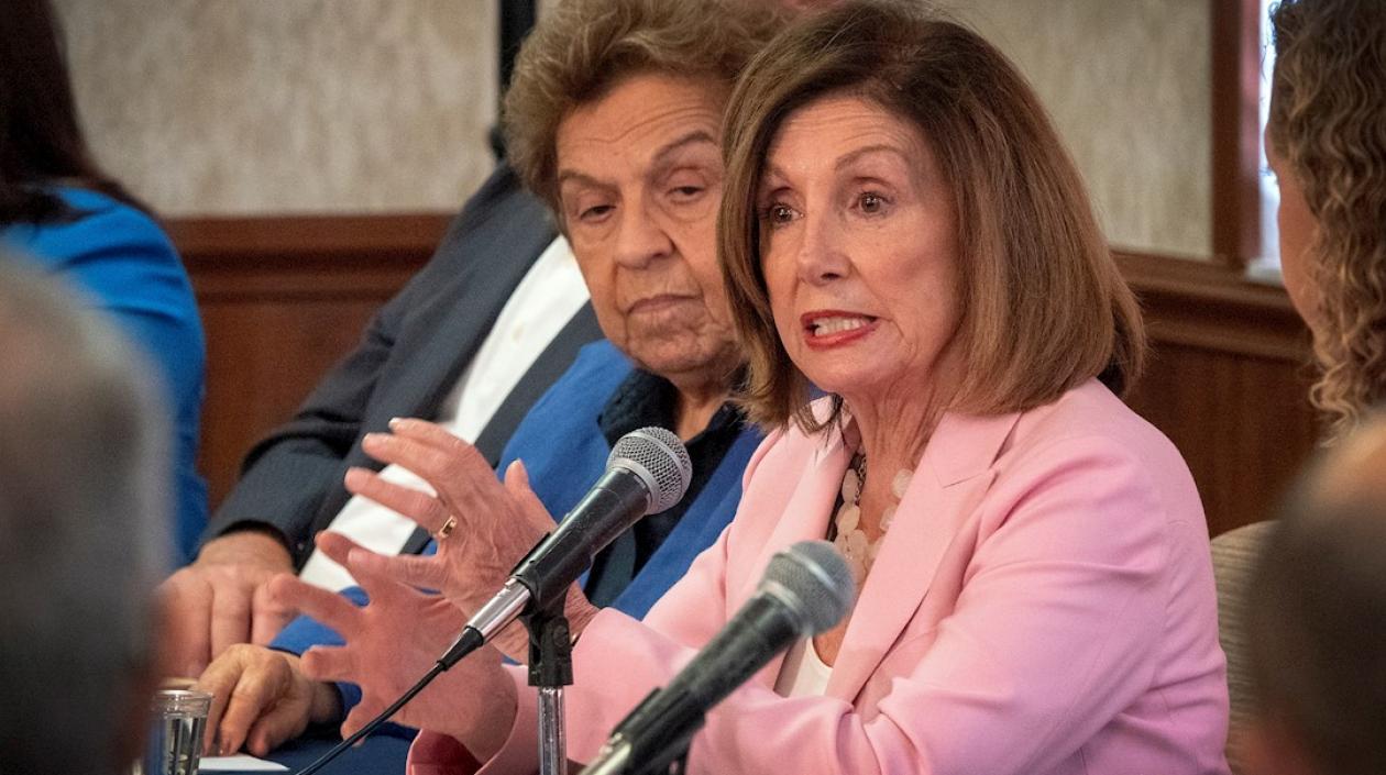 La demócrata Nancy Pelosi. 