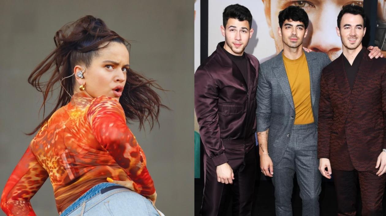 Rosalía y los Jonas Brothers.