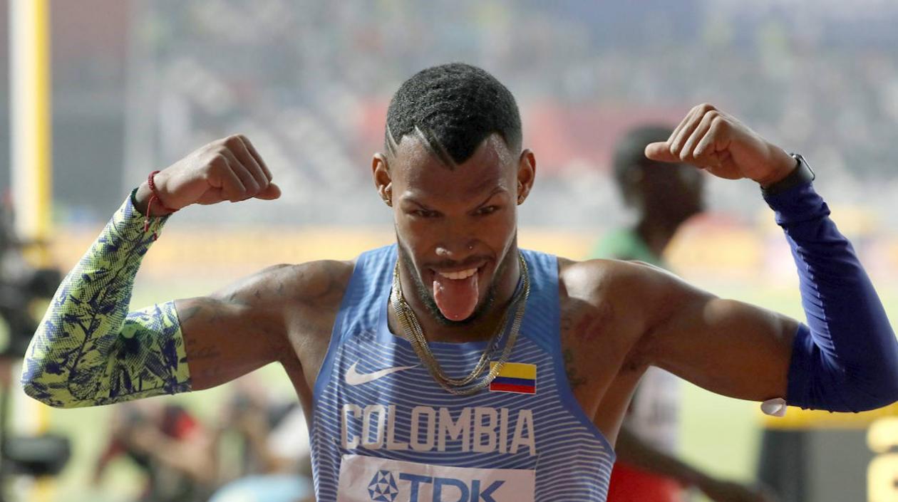 Anthony Zambrano, subcampeón mundial de los 400 metros. 
