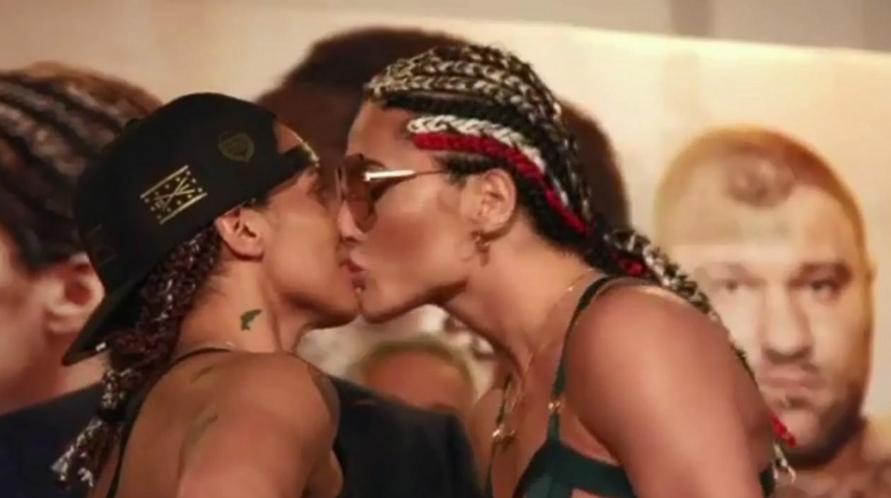  Ewa Brodnicka besó a Soledad Matthysse.