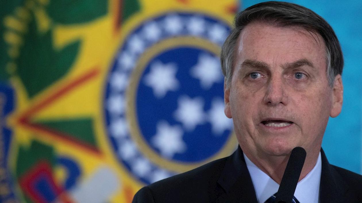 El presidente de Brasil, Jair Bolsonaro.