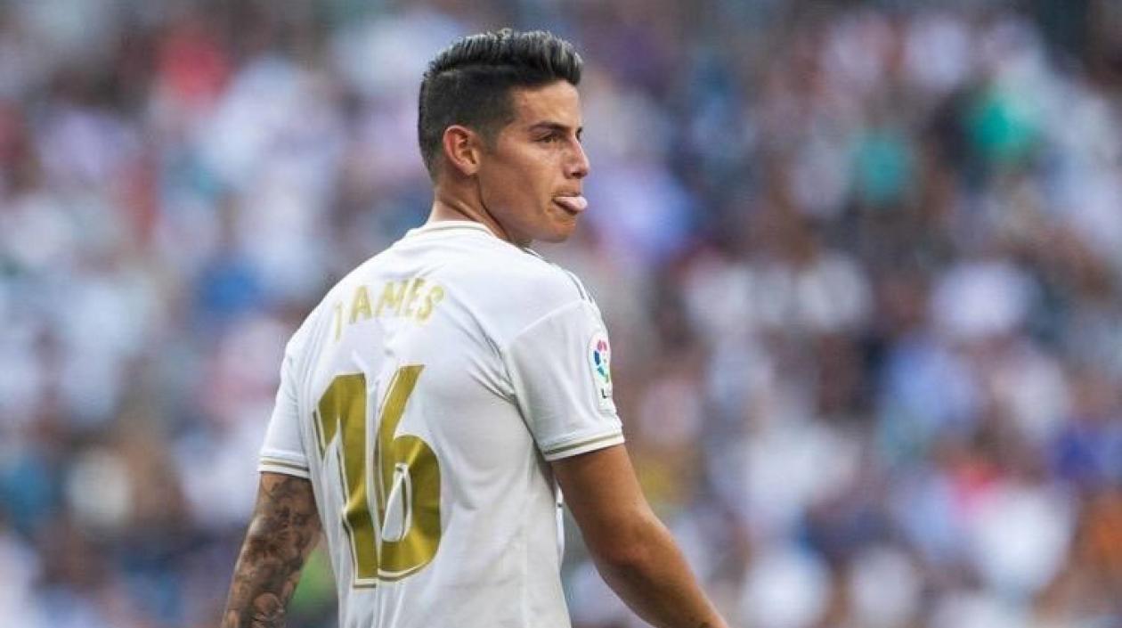 James Rodríguez, volante colombiano. 