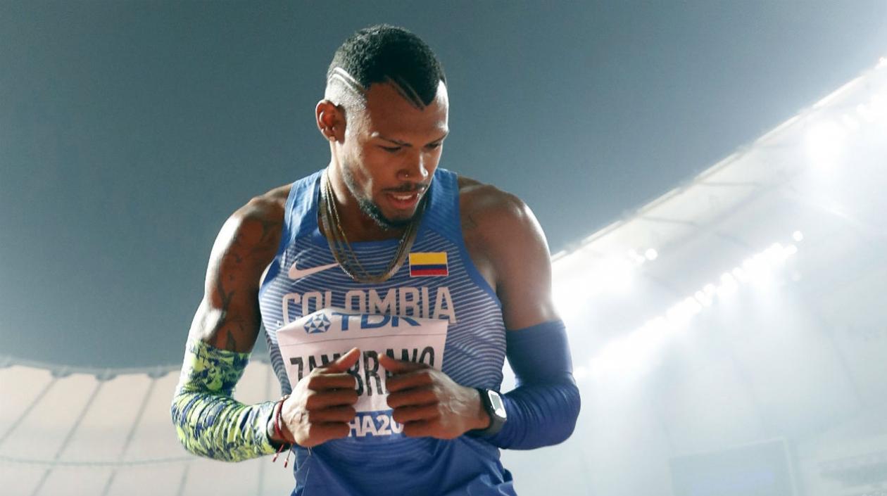 Anthony Zambrano, atleta de la Liga del Atlántico. 