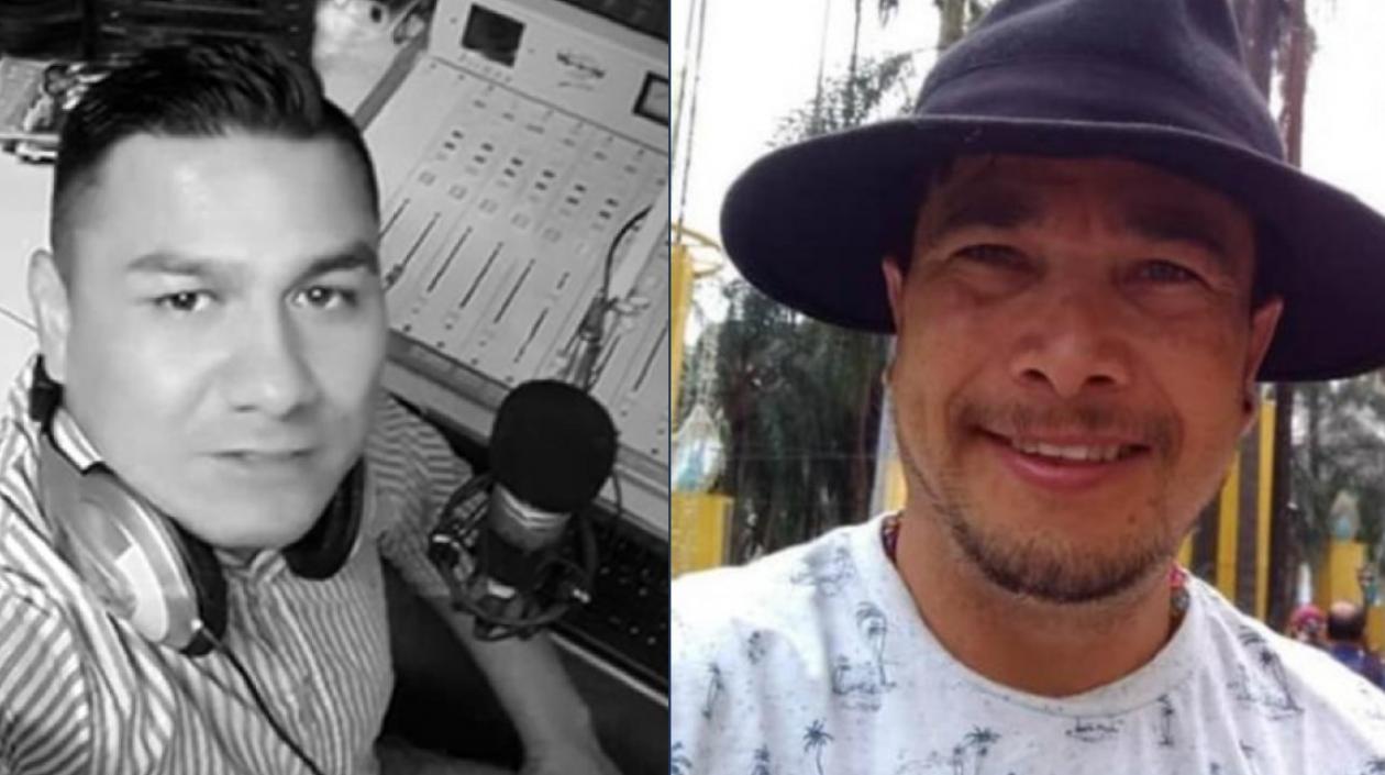 Libardo Montenegro y Mauricio Lezama fueron asesinados por su profesión.