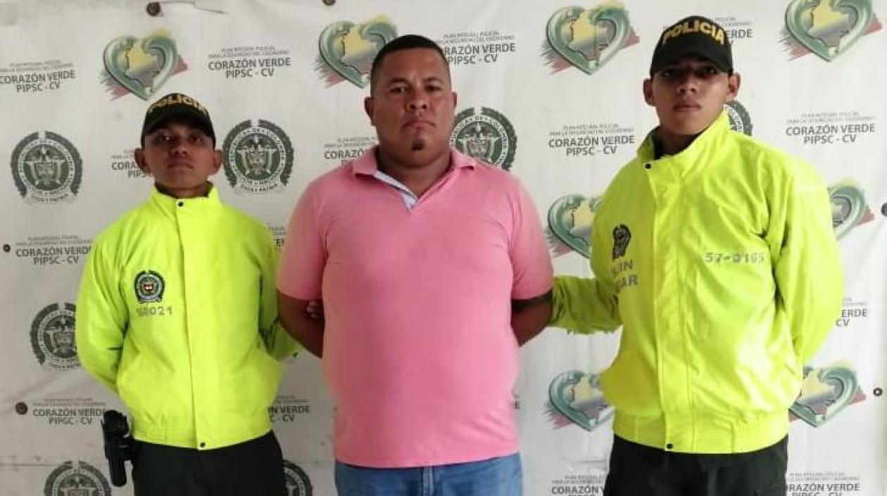  Luis Carlos Martínez Venegas, de 40 años, capturado.