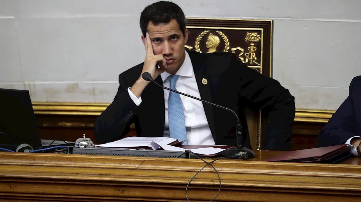 El líder del Parlamento venezolano, Juan Guaidó.