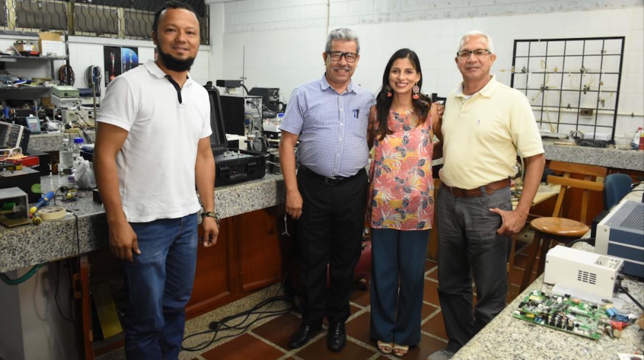 El grupo de investigadores de la Universidad del Atlántico.