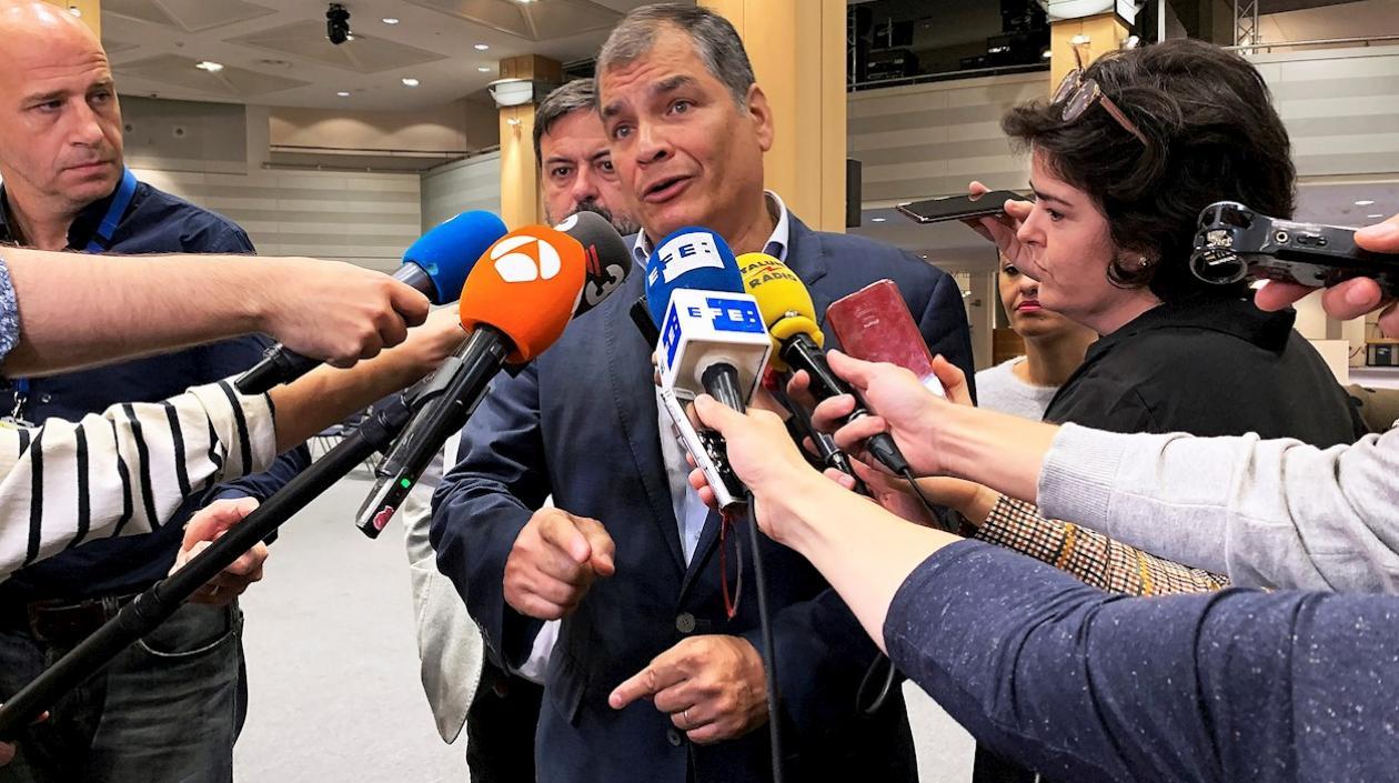 El expresidente de Ecuador, Rafael Correa.