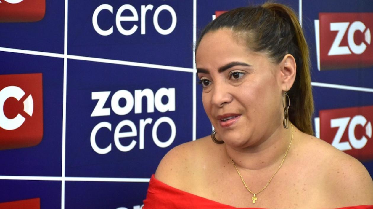 Diana Zapata Ortiz, organizadora del evento.