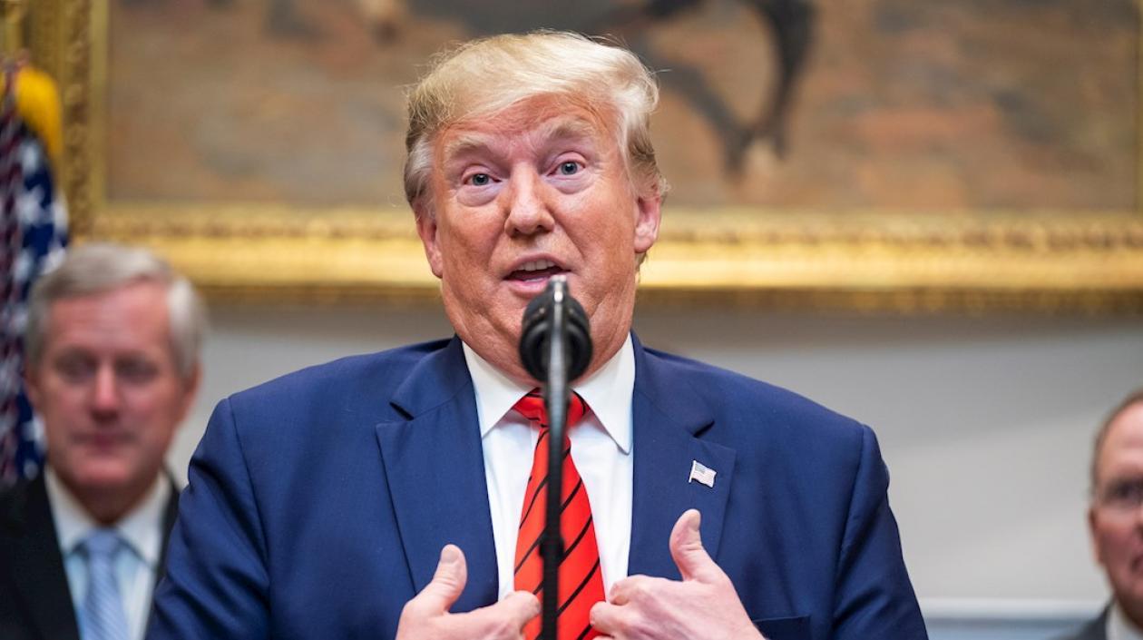 Donald Trump, Presidente de los Estados Unidos.