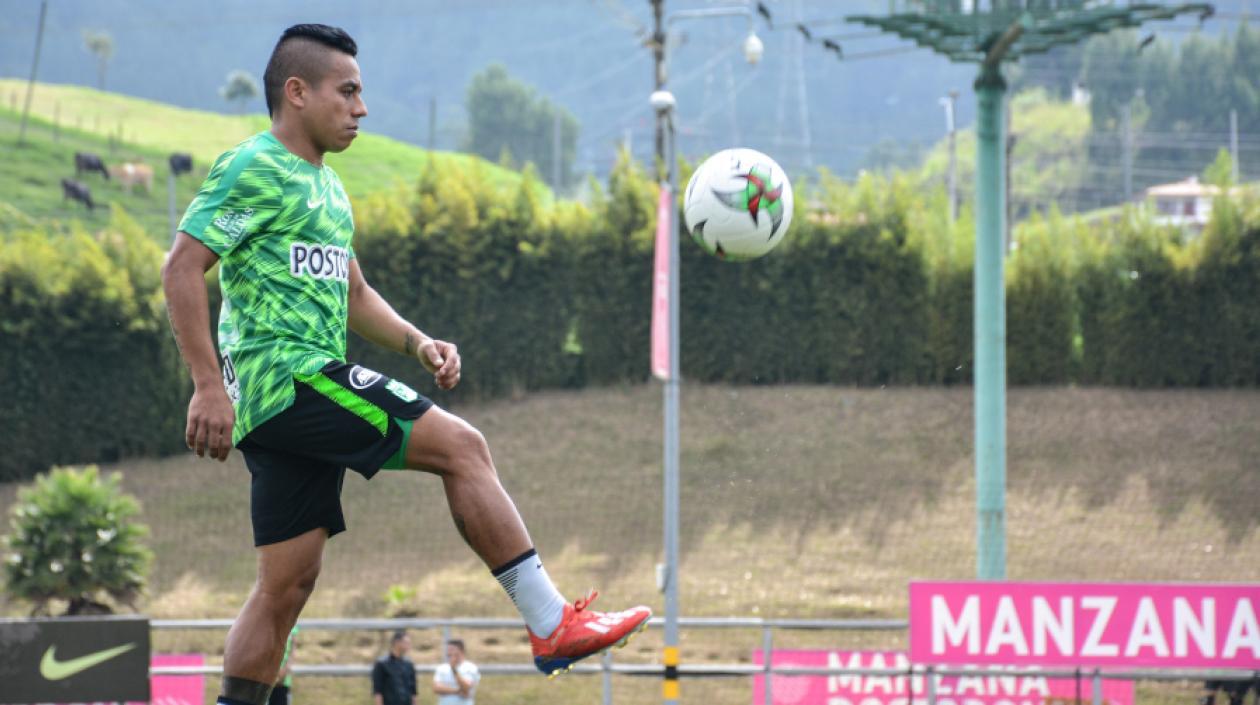 Vladimir Hernández, jugador de Atlético Nacional. 