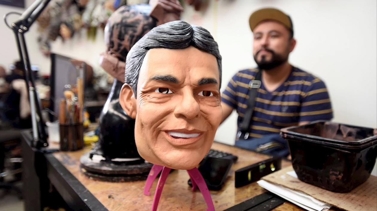 Una de las máscaras.