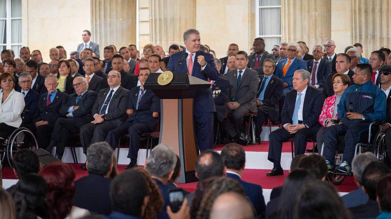 El Presidente de la República, Iván Duque.