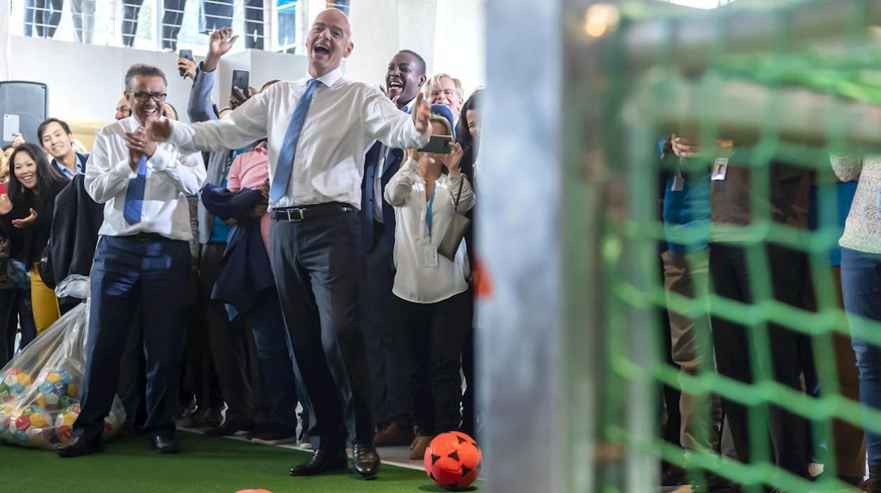 Gianni Infantino, presidente de la FIFA. 