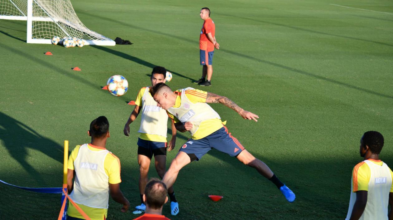 Entrenamiento de la Selección Colombia. 