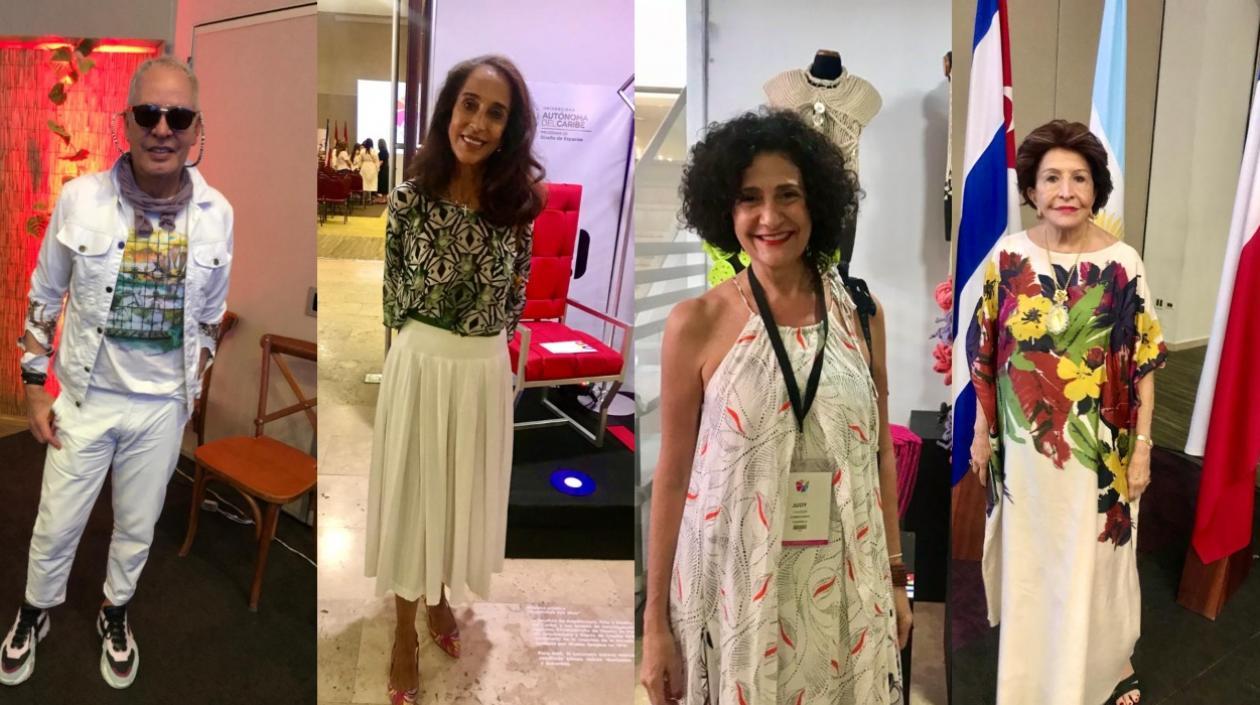 Hernán Zajar, Pilar Castaño, Judy Hazbún y Alicia Mejía,