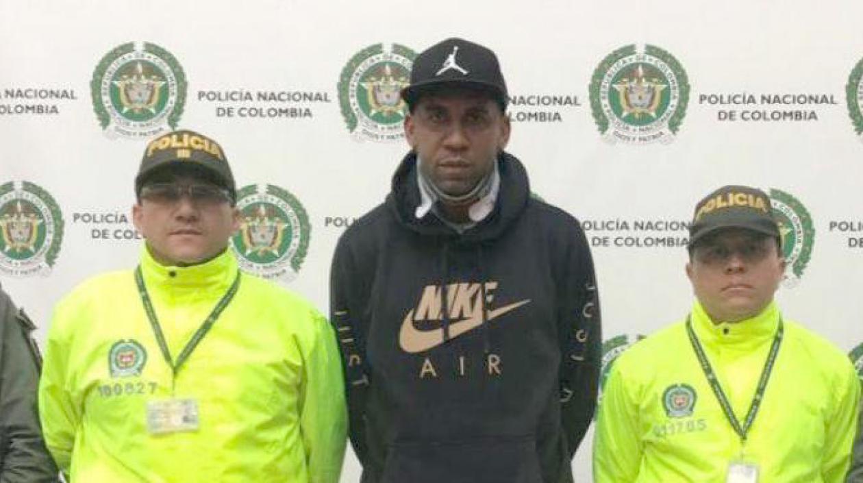 John Viáfara, el día de su captura.