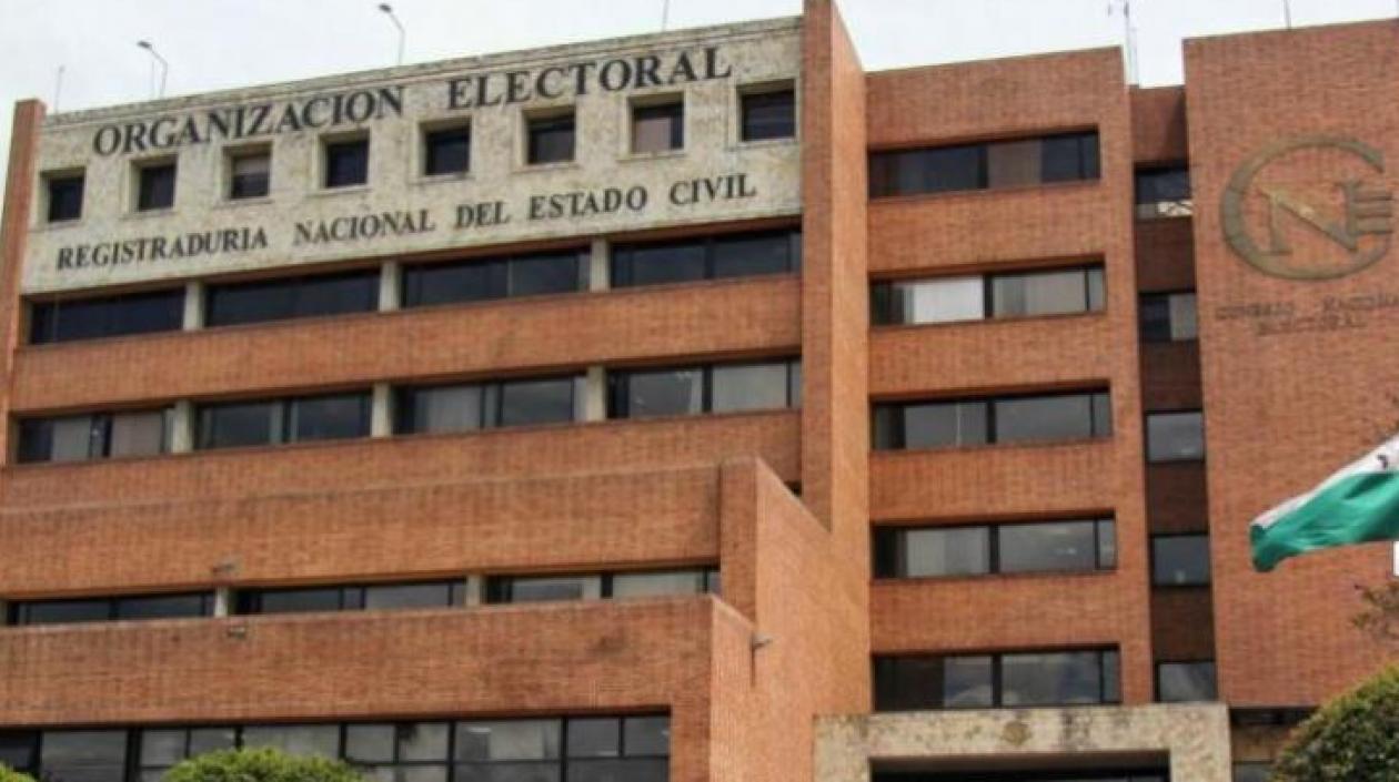 Registraduría Nacional del Estado Civil.