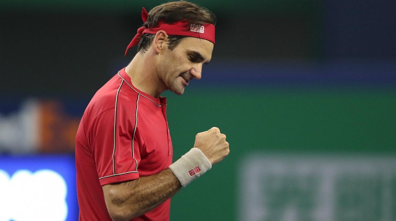 Roger Federer, tenista suizo. 