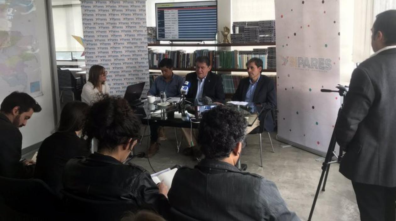 Imagen de la rueda de prensa de la Fundación Pares.