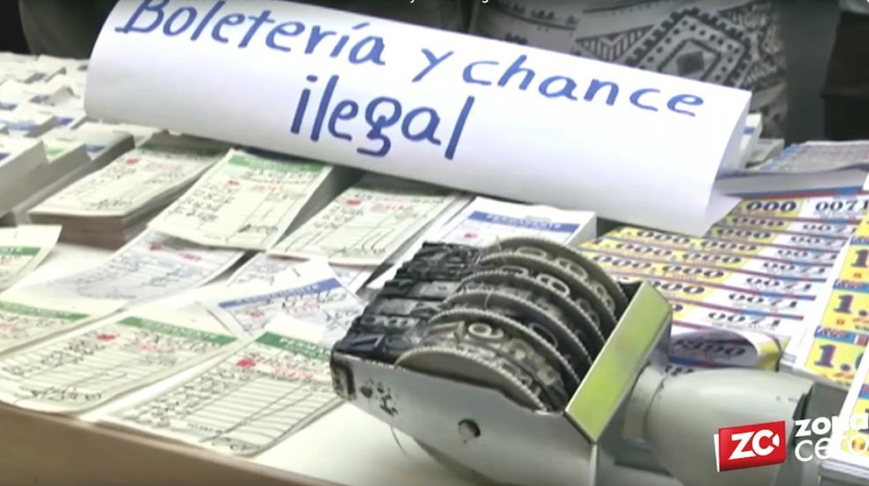 Las autoridades siguen combatiendo y condenando el chance ilegal.