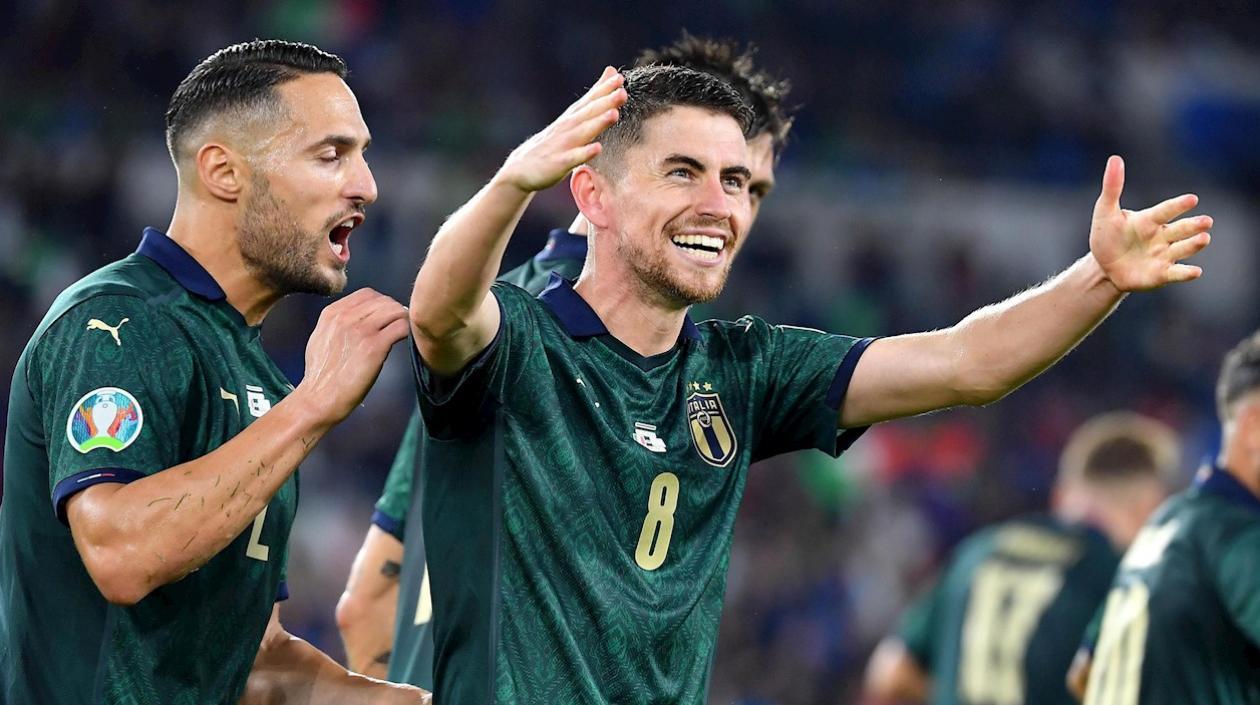 La celebración de Federico Bernardeschi.