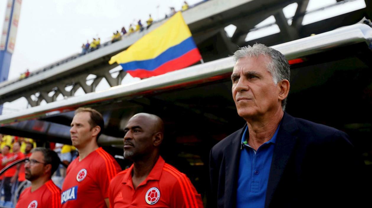 Carlos Queiroz, técnico portugués de la Selección Colombia. 