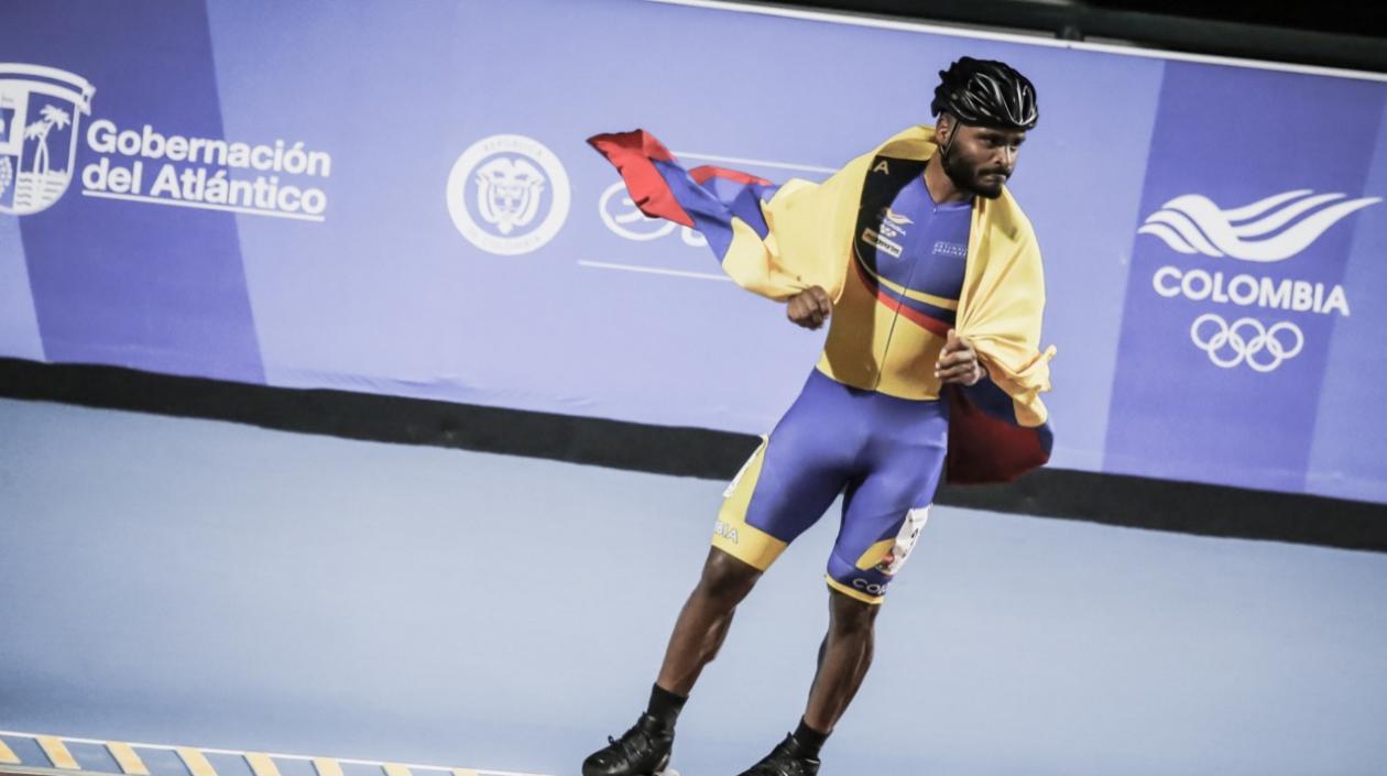 Alex Cujavante, patinador barranquillero. 