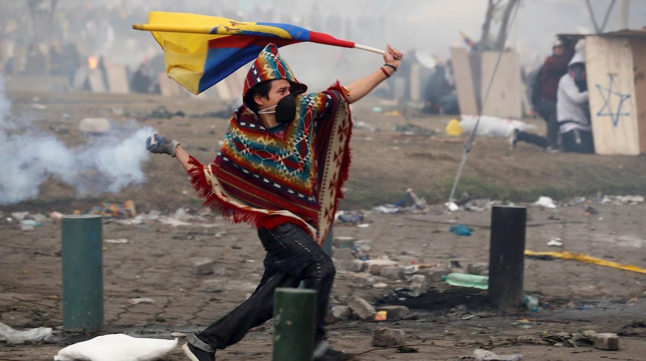  Siguen las protestas en Ecuador.