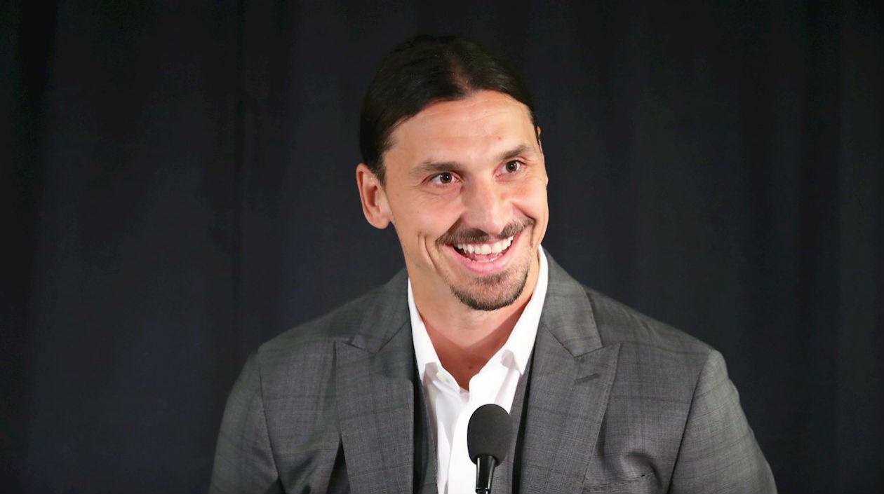 Zlatan Ibrahimovic, jugador sueco. 