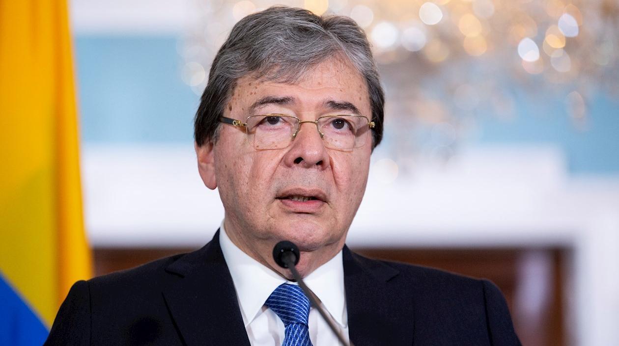 El Canciller Carlos Holmes Trujillo.