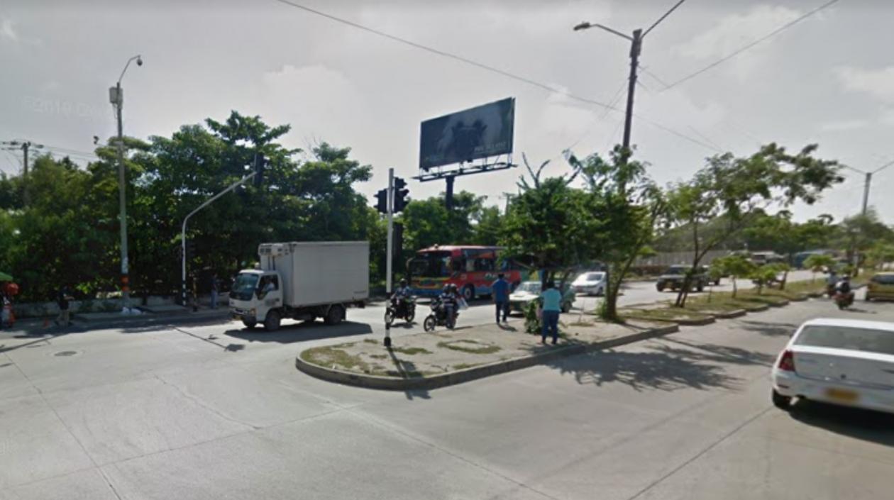 Calle 30 con carrera 2, lugar donde ocurrió el ataque sicarial.