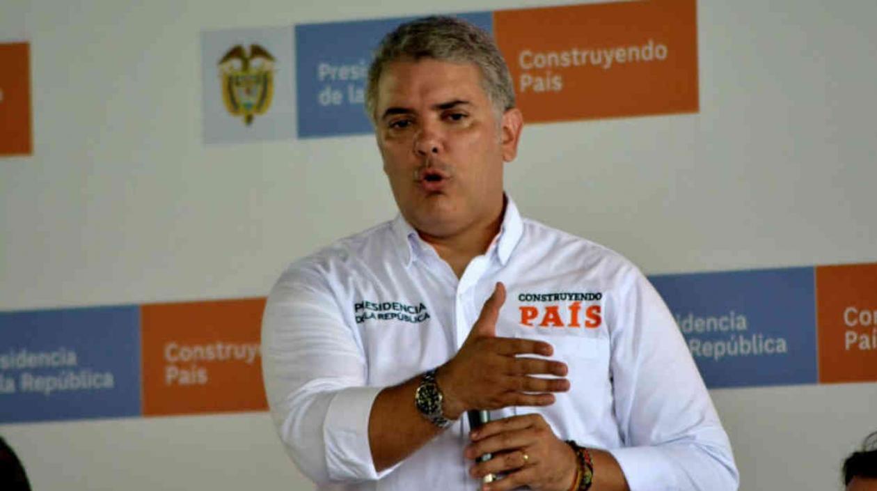 Iván Duque, presidente de Colombia.