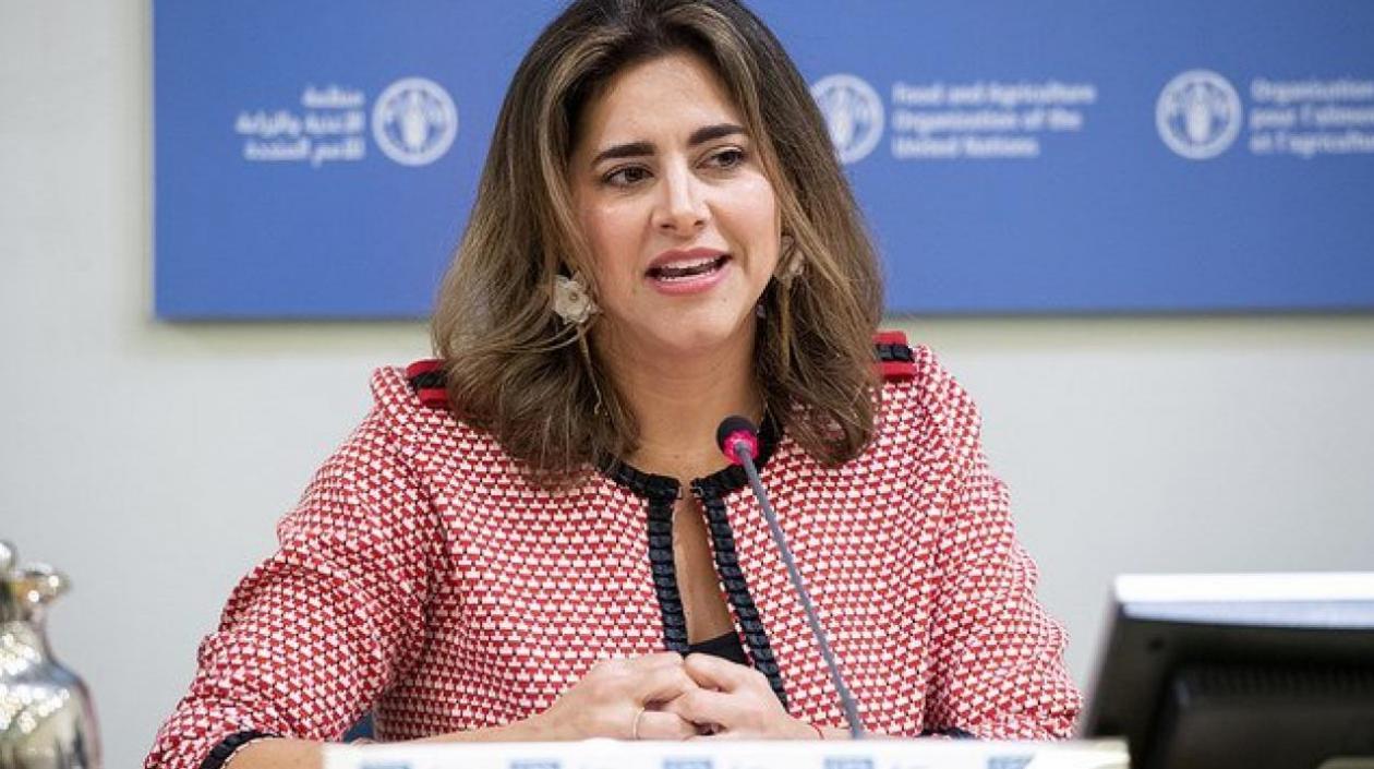 La primera dama de Colombia, María Juliana Ruiz.