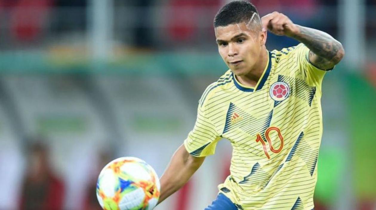 Juan Camilo 'Cucho' Hernández, jugador colombiano. 